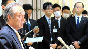 福島・双葉町長　除染土の再生利用意向、「首都圏の理解進まず発言」